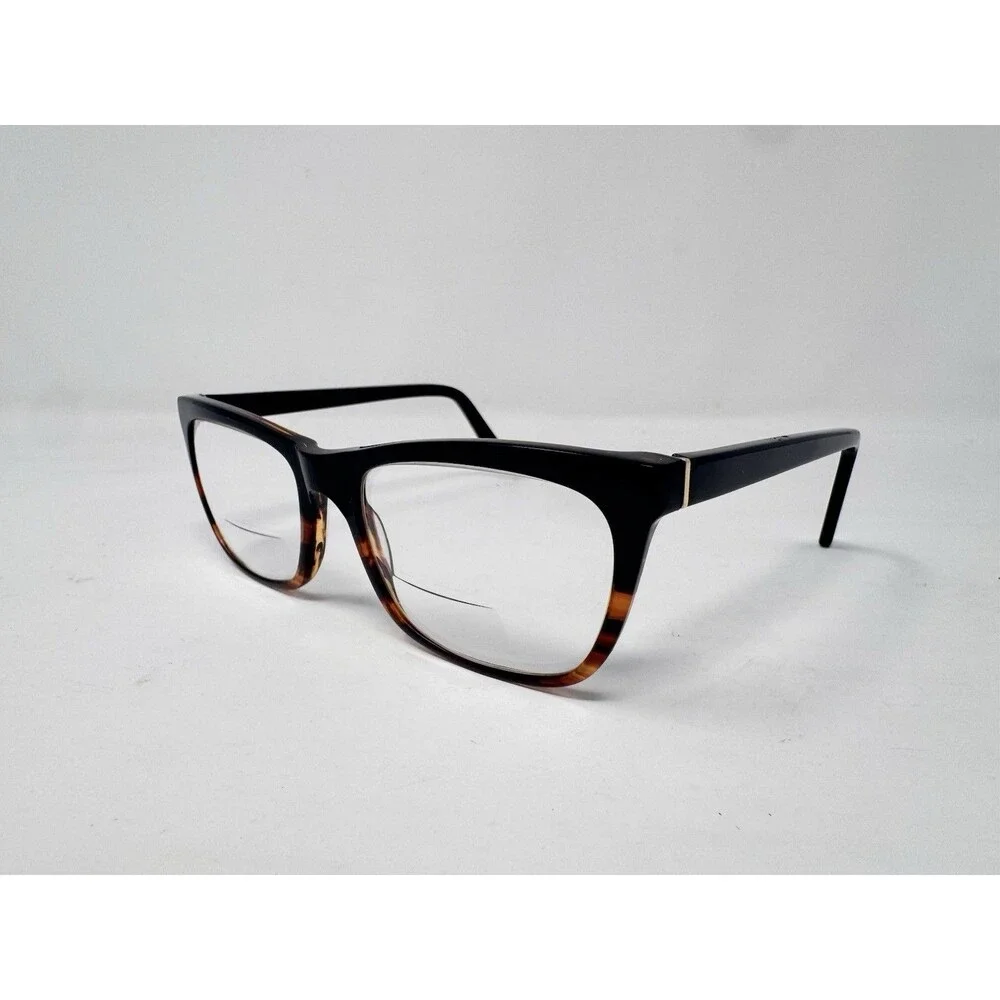 Christian Siriano Anna Square Eyeglass Frames Only Black Tortoise 54-19-140
